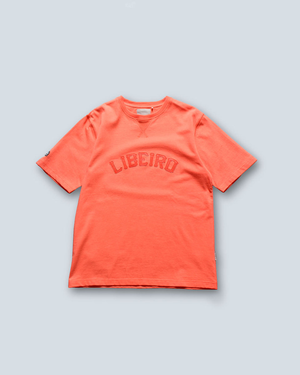 レザーロゴドロップショルダーTシャツ – LIBEIRO