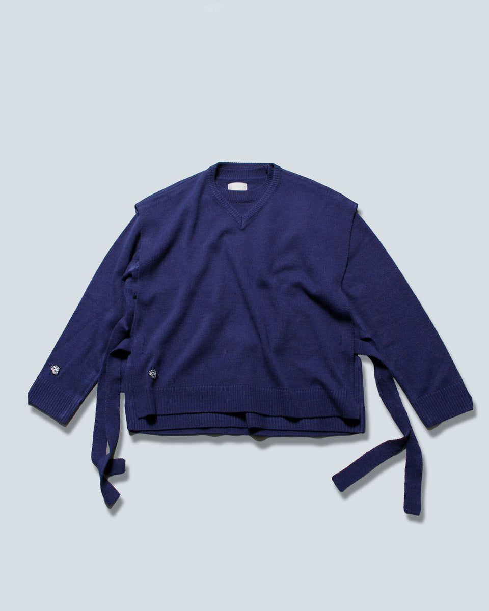 リベイロ　ニット　セーター　m ダメージニットセーター – LIBEIRO