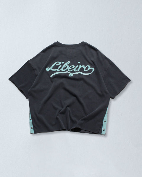 鈴木亜美　LIBEIRO リベイロ サークルクラックロゴプリント 長袖 M RE:BEIRO LIBEIRO×鈴木亜美メンズTシャツ