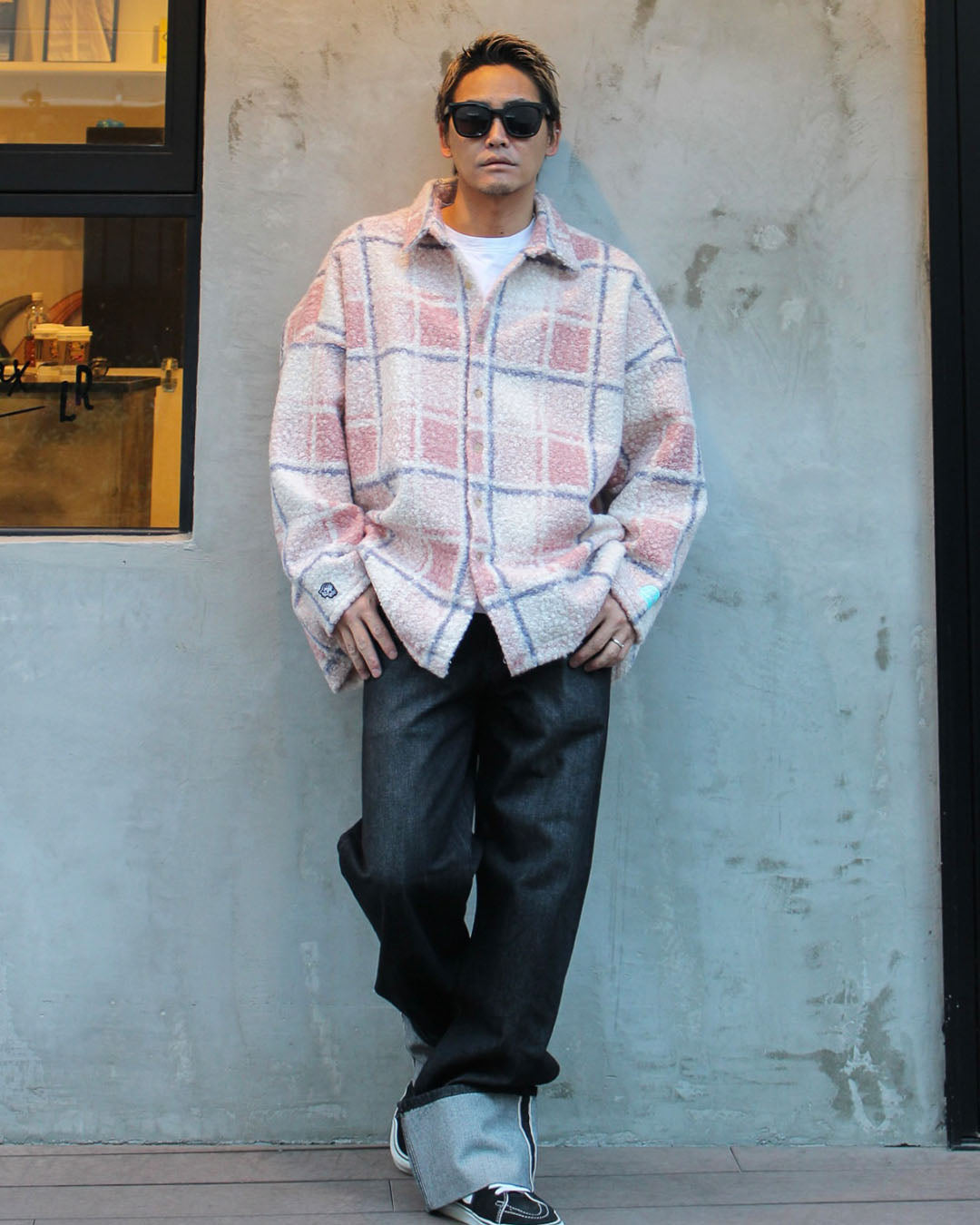 ビッグシルエットチェックシャツ – LIBEIRO