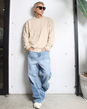 ケーブルニットセーター – LIBEIRO