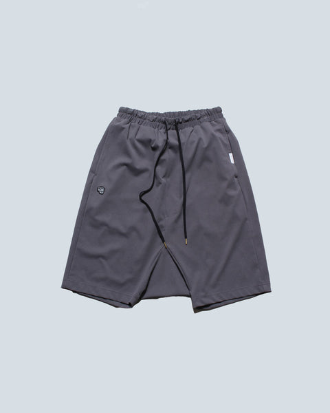 polyester  shorts ポリエステル　サルエル　ショーツ ドローストリングサルエルショーツ – LIBEIRO