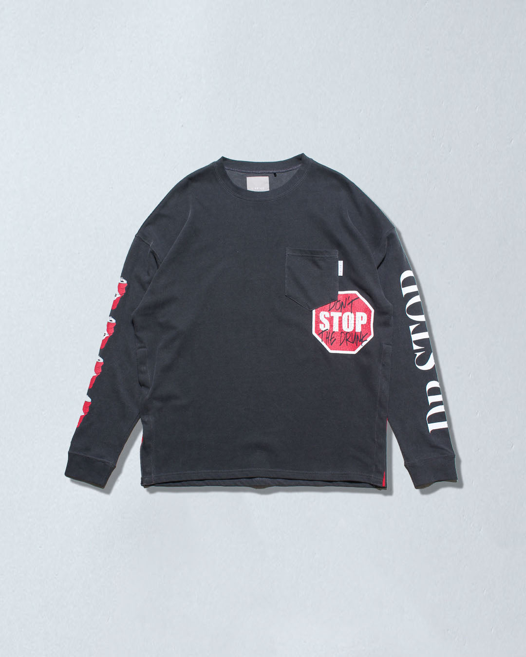 Dr.STOP SLEEVE PRINTL/S TEE