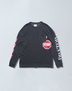 Dr.STOP SLEEVE PRINTL/S TEE