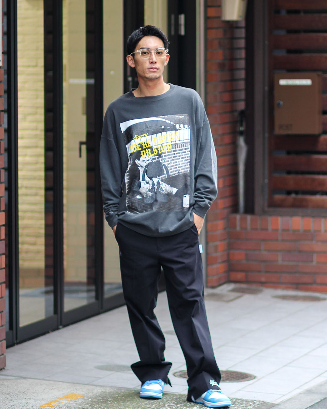 Dr.STOP PHOTO L/S TEE