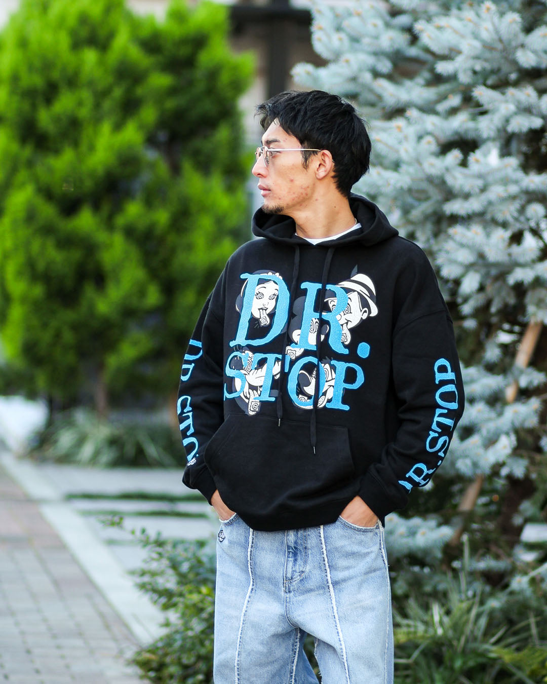 Dr.STOP chemical logo hoodie