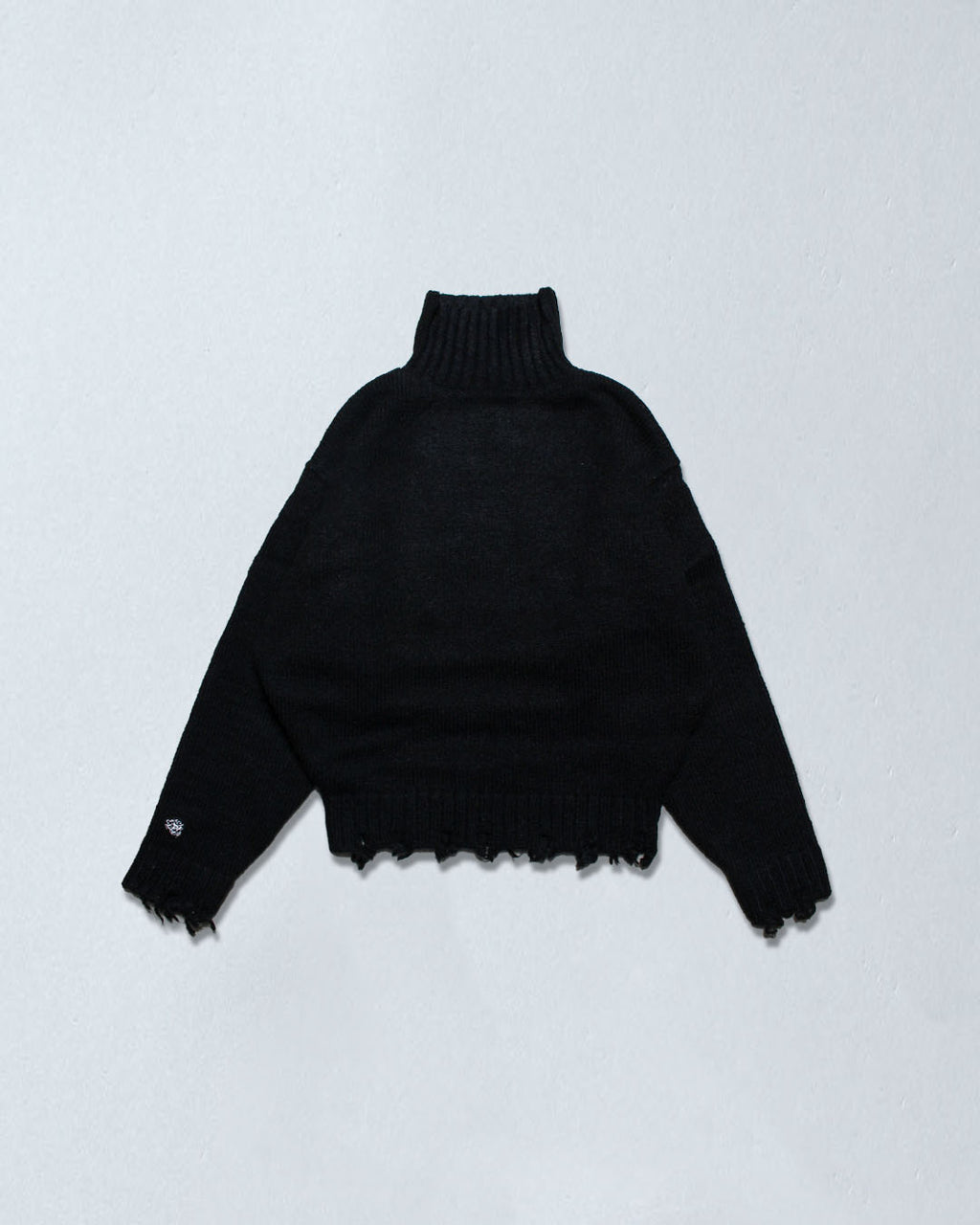 タートルネックニットセーター