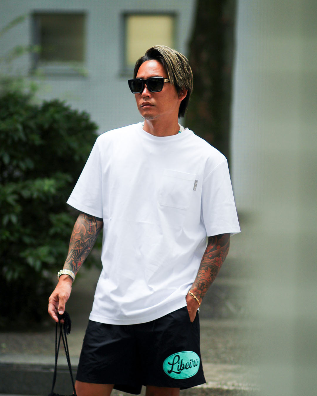 シルケットポケットTシャツ