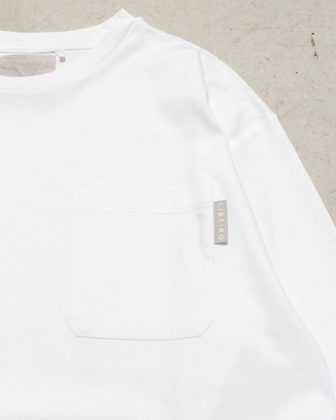 シルケットポケットロングスリーブTシャツ