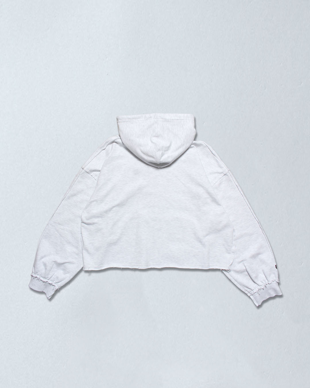 カットオフスウェットジップパーカー