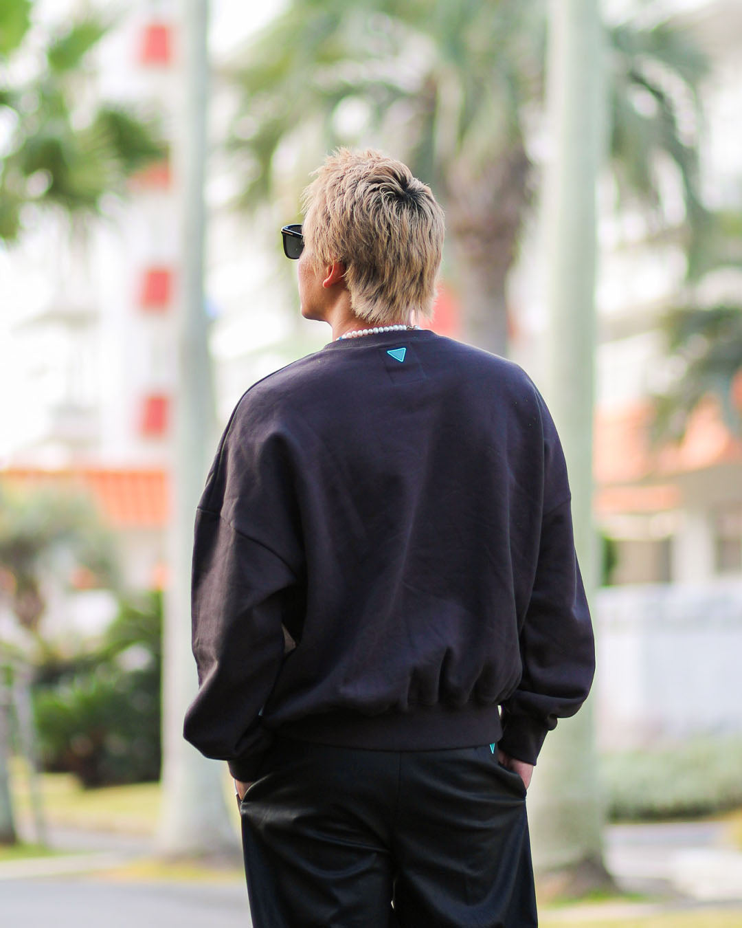 カレッジロゴトレーナー