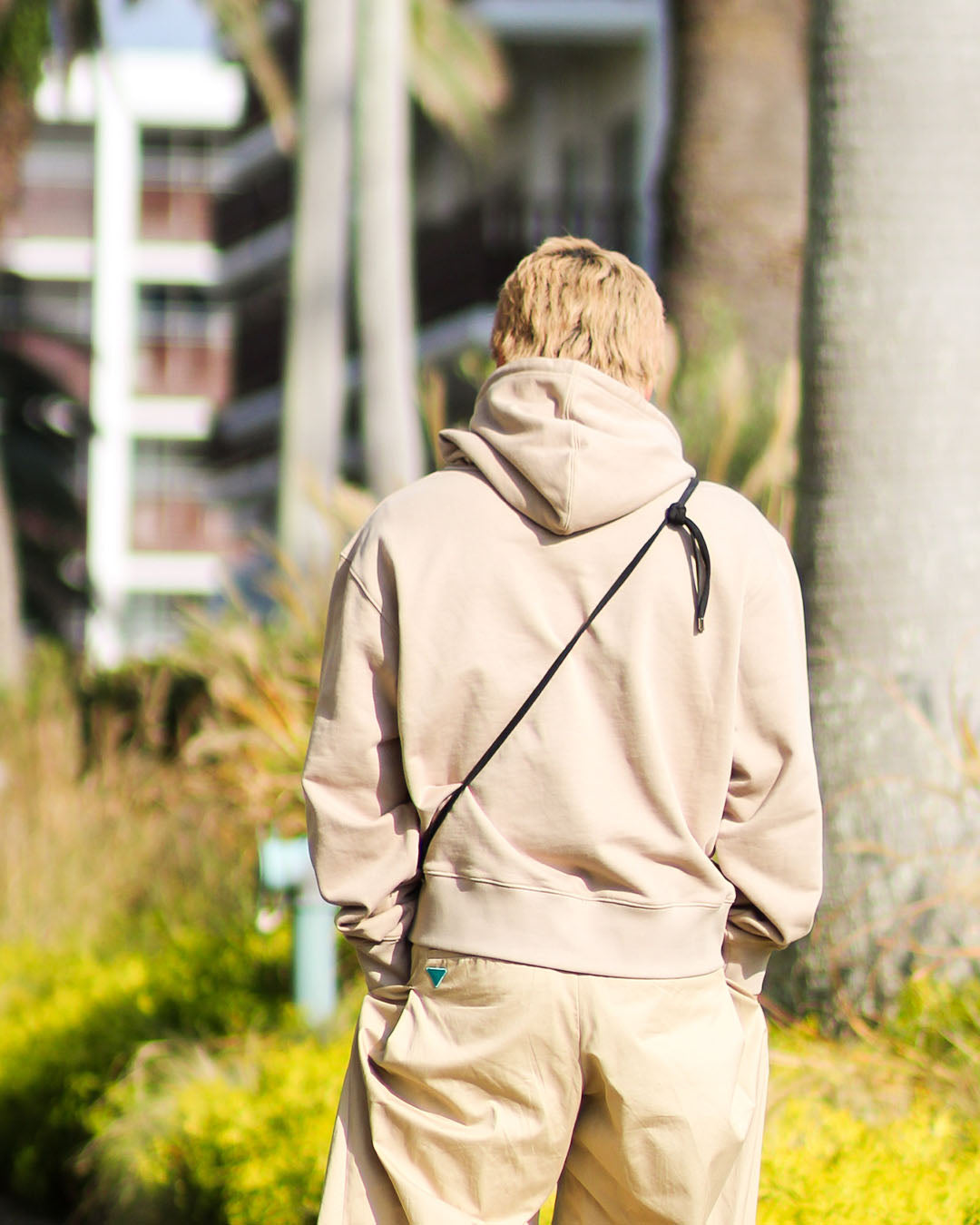 ダブルフェイスプルパーカー