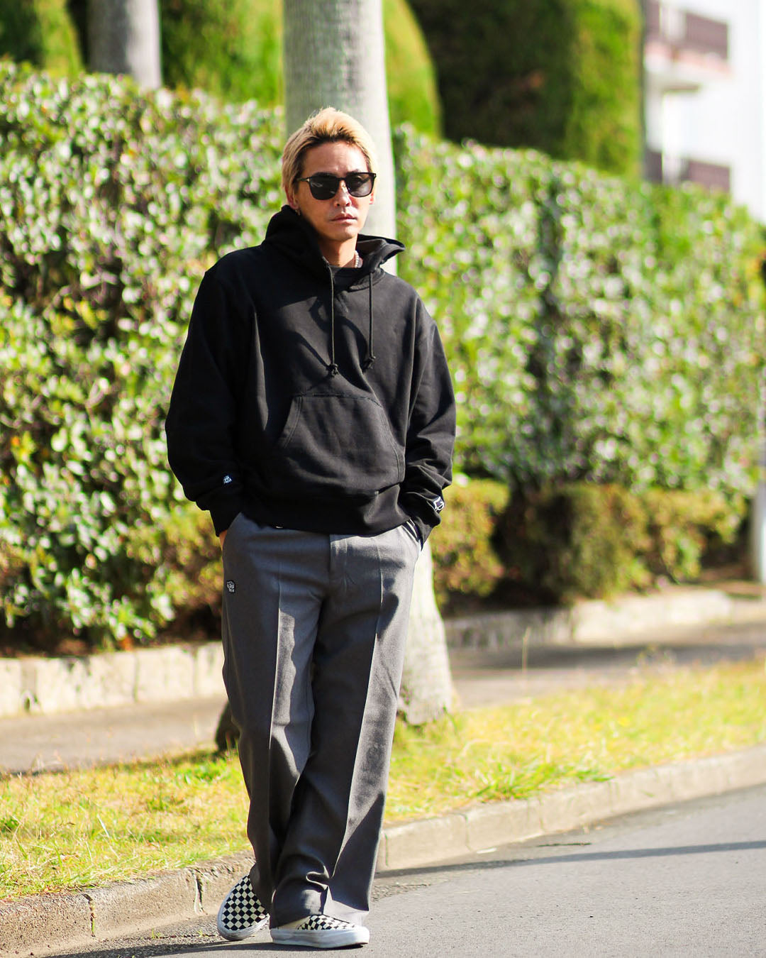 ダブルフェイスプルパーカー