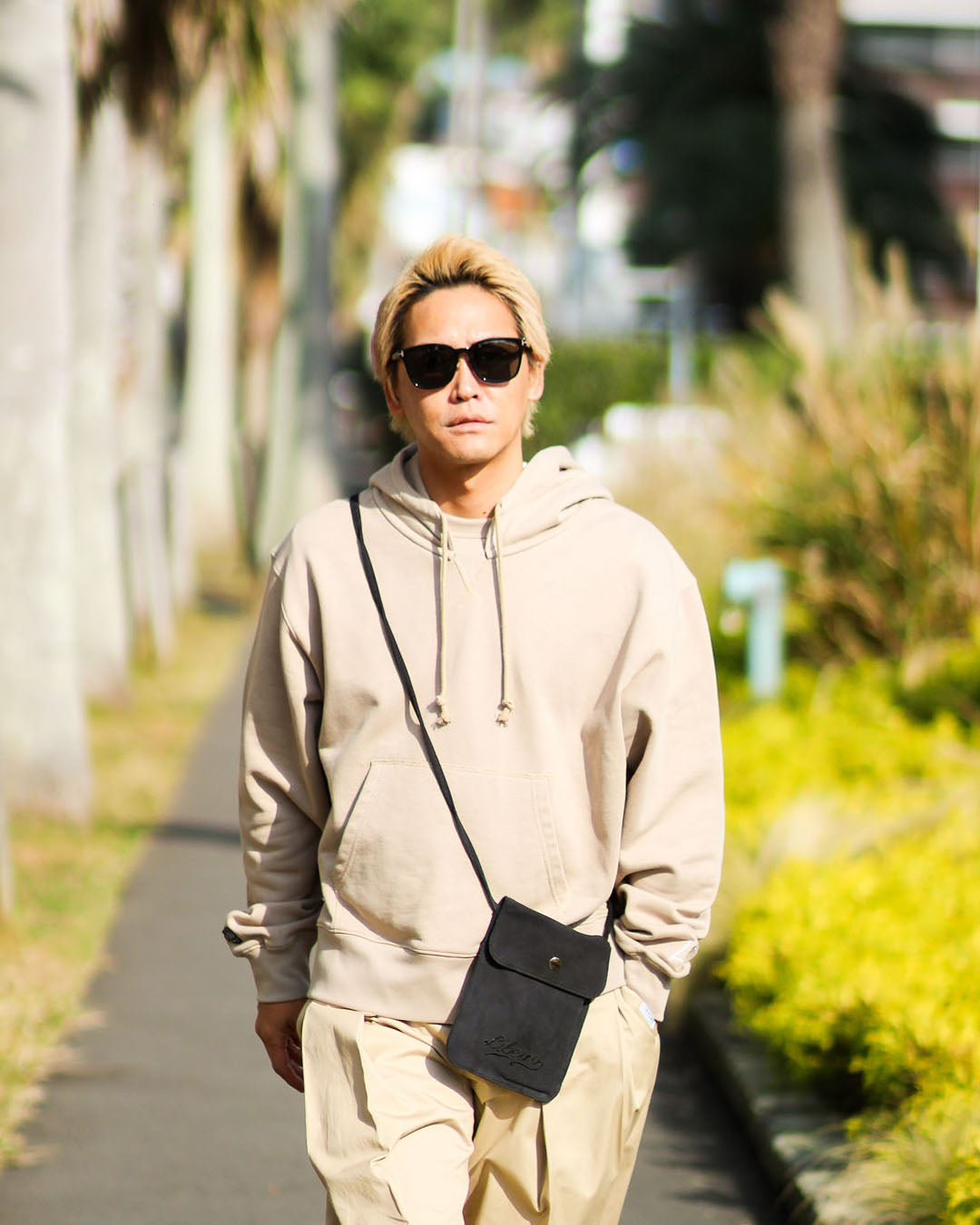 ダブルフェイスプルパーカー