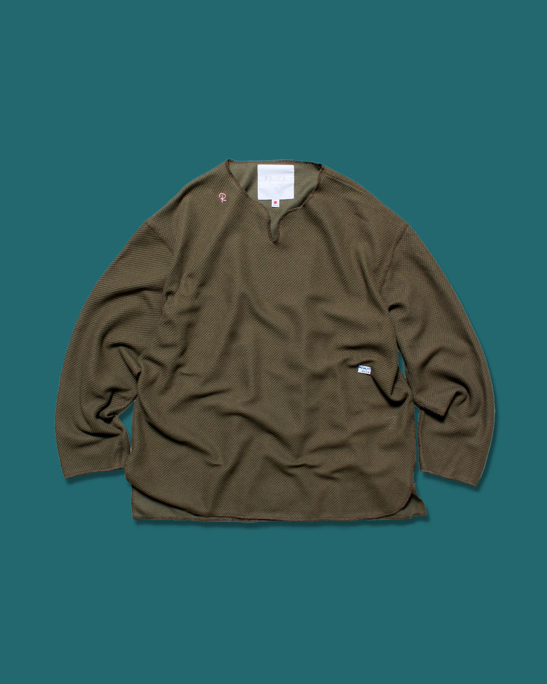 WAFFLE LONG SLEEVE TEE
