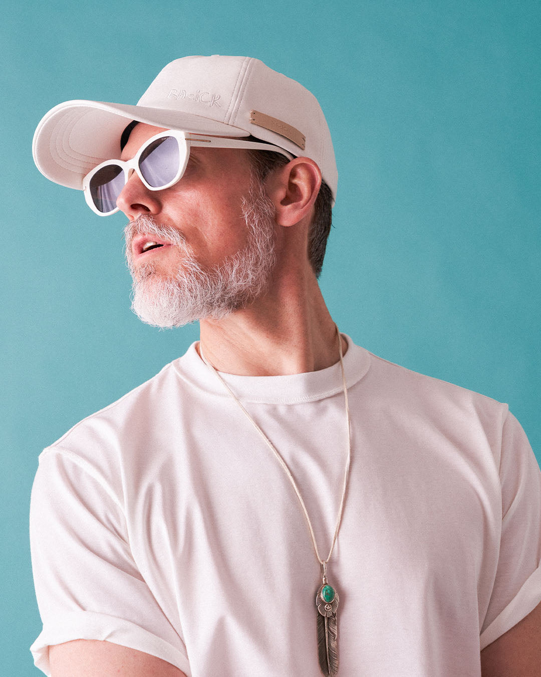 FAKE LEATHER CAP